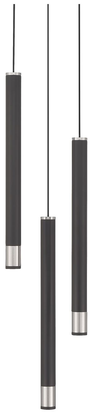 Image 6 George Kovacs Wand LED Coal and Brushed Nickel Pendant more views