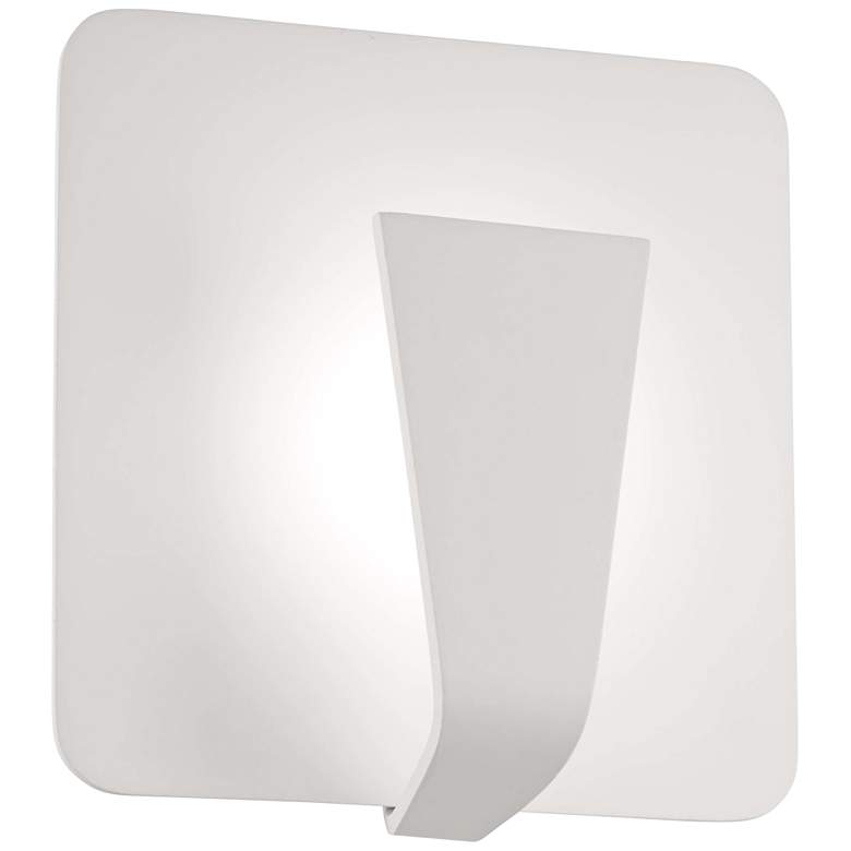 Image 1 George Kovacs Waypoint 8 3/4"H Sand White LED Wall Sconce