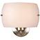 George Kovacs White Frosted Glass 9 3/4" High Wall Sconce