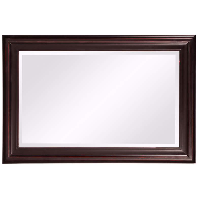 Image 4 George Oil-Rubbed Bronze 24 inch x 36 inch Vanity Wall Mirror more views