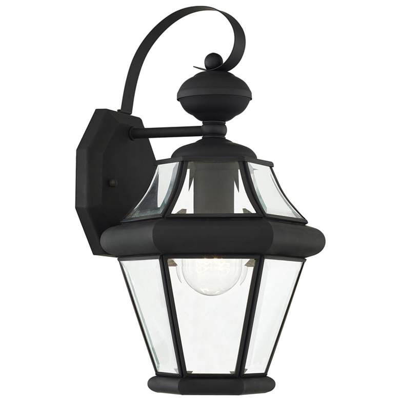 Image 1 Georgetown 1 Light Black Outdoor Wall Lantern