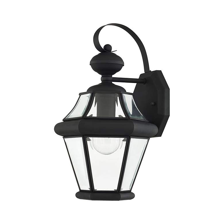 Image 3 Georgetown 1 Light Black Outdoor Wall Lantern more views