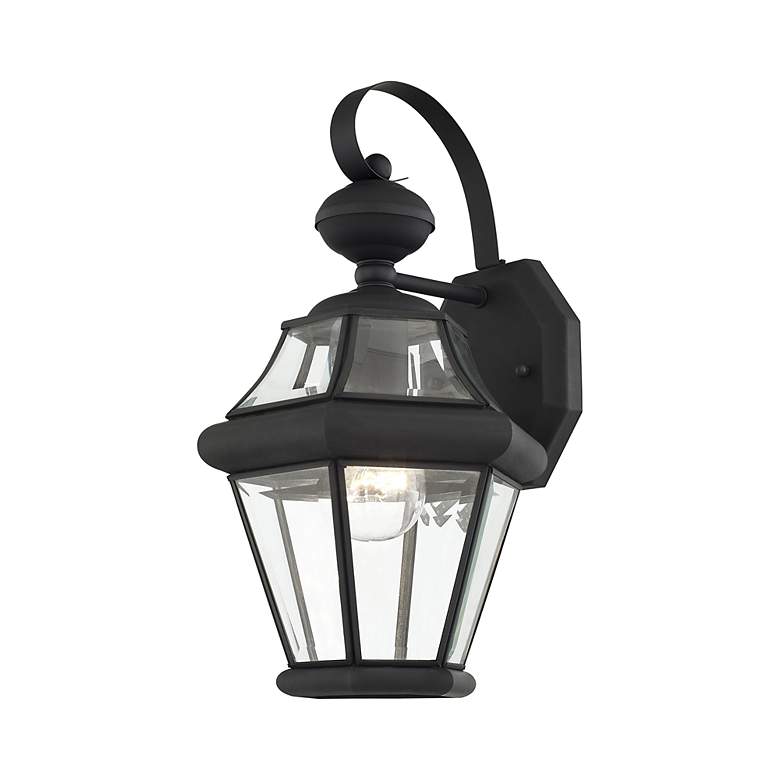 Image 6 Georgetown 1 Light Black Outdoor Wall Lantern more views