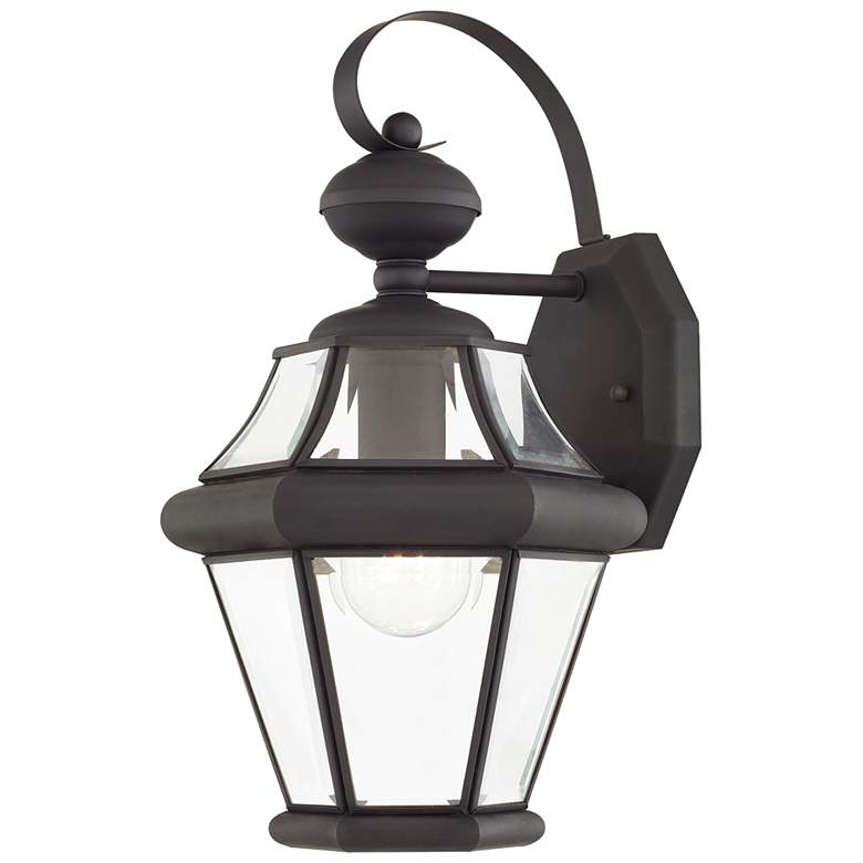 Image 1 Georgetown 1 Light Bronze Outdoor Wall Lantern
