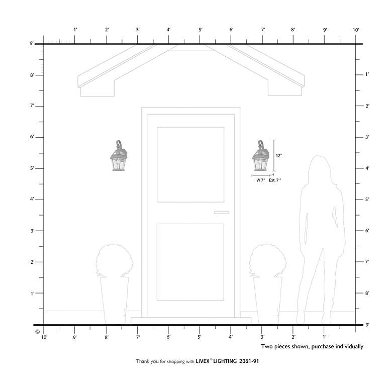 Image 6 Georgetown 1 Light Brushed Nickel Outdoor Wall Lantern more views