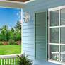 7_Georgetown 1 Light Brushed Nickel Outdoor Wall Lantern more views