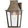 Georgetown 12 1/2" High Burnished Bronze Outdoor Wall Light
