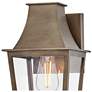 4_Georgetown 12 1/2" High Burnished Bronze Outdoor Wall Light more views