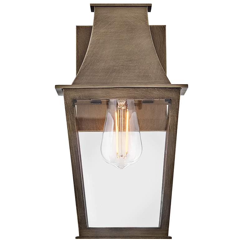 Image 6 Georgetown 12 1/2" High Burnished Bronze Outdoor Wall Light more views