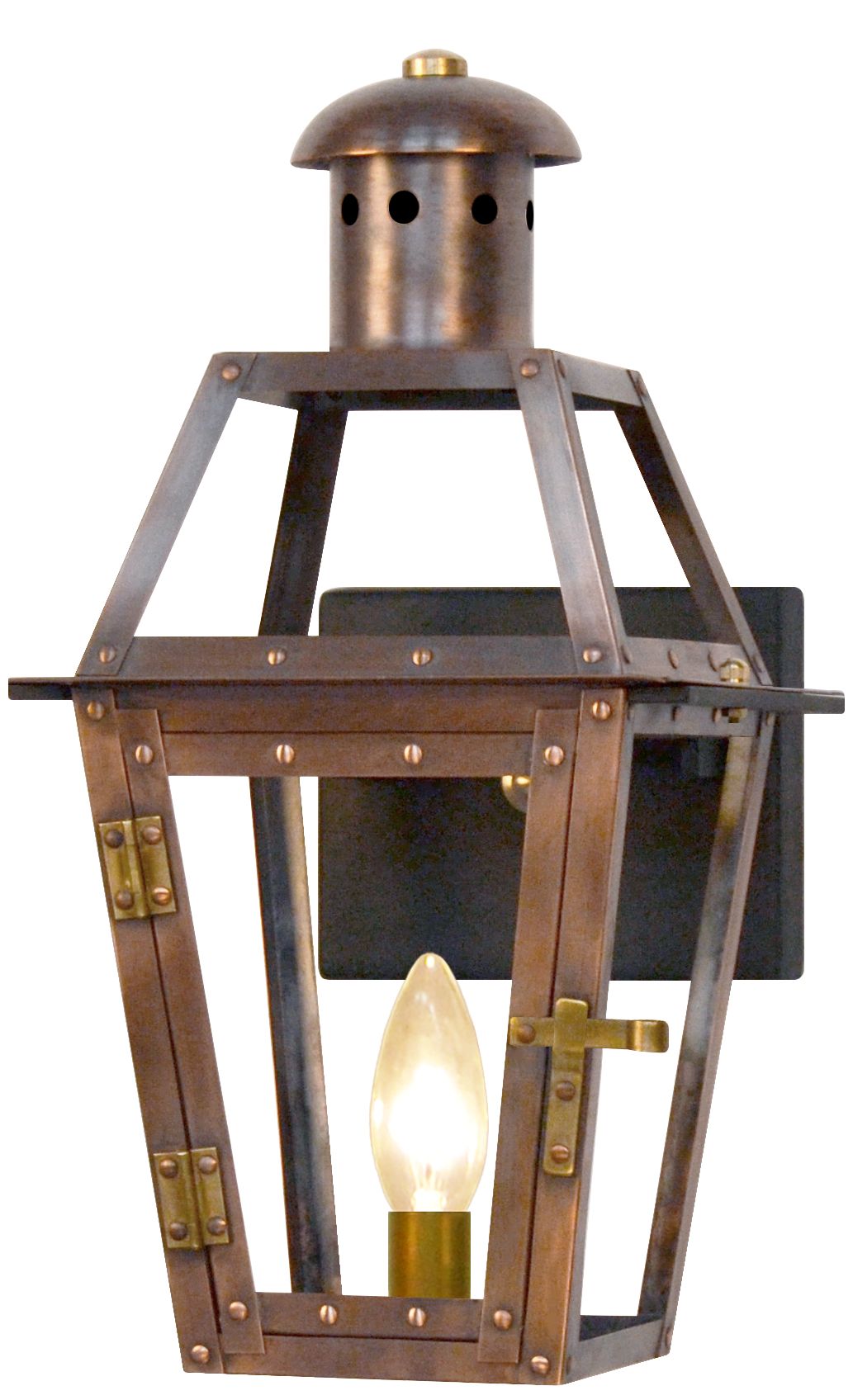 Image 2 Georgetown 15 1/2" High Antique Copper Outdoor Wall Light more views