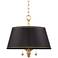 Georgetown 15" Wide Solid Brass Pendant Light