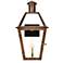 Georgetown 18" High Antique Copper Gas Lantern Outdoor Wall Light