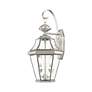 5_Georgetown 20 3/4" High Nickel 2-Light Outdoor Wall Light more views
