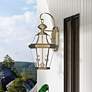 1_Georgetown 20 3/4"H Antique Brass 2-Light Outdoor Wall Light
