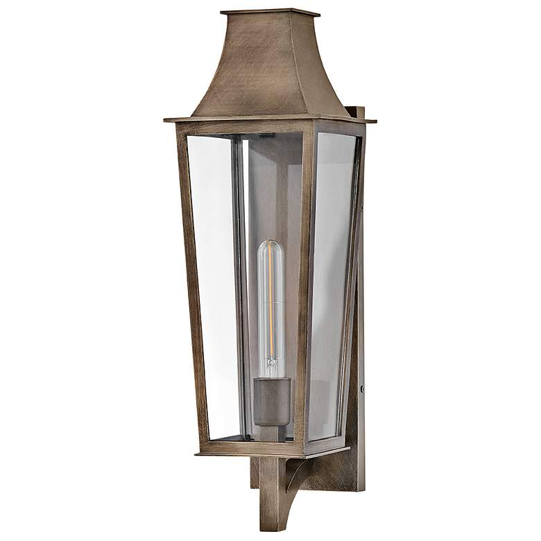 Image 2 Georgetown 21 3/4" High Burnished Bronze Outdoor Wall Light more views