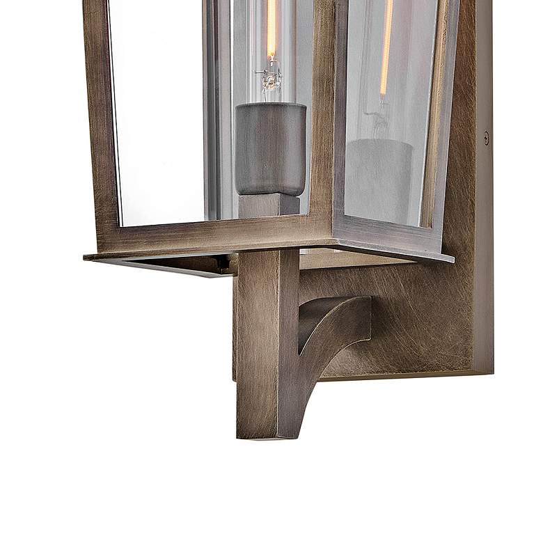 Image 5 Georgetown 21 3/4" High Burnished Bronze Outdoor Wall Light more views