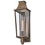 Georgetown 21 3/4" High Burnished Bronze Outdoor Wall Light