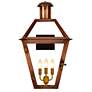 1_Georgetown 28" High Antique Copper 3-Light Outdoor Wall Light