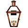 Georgetown 28" High Antique Copper 3-Light Outdoor Wall Light