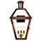 Georgetown 36" High Antique Copper 3-Light Outdoor Wall Light