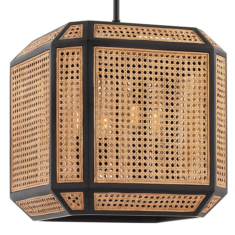 Image 4 Georgia 18" Wide Old Bronze 4-Light LED Pendant more views