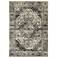 Georgia Gray and Black Oriental Area Rug
