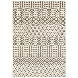 Image1 of Georgia 3'10"x5'5" Ivory and Gray Geometric Area Rug