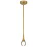 Thumbnail2 of Georgia 4" Wide Antique Brushed Brass LED Mini Pendant