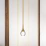 Thumbnail1 of Georgia 4" Wide Antique Brushed Brass LED Mini Pendant