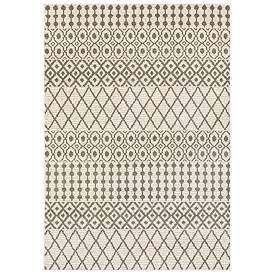 Image1 of Georgia 6'7"x9'2" Ivory and Gray Geometric Area Rug