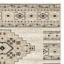 Thumbnail2 of Georgia 6'7"x9'2" Ivory and Gray Southwest Lodge Area Rug more views