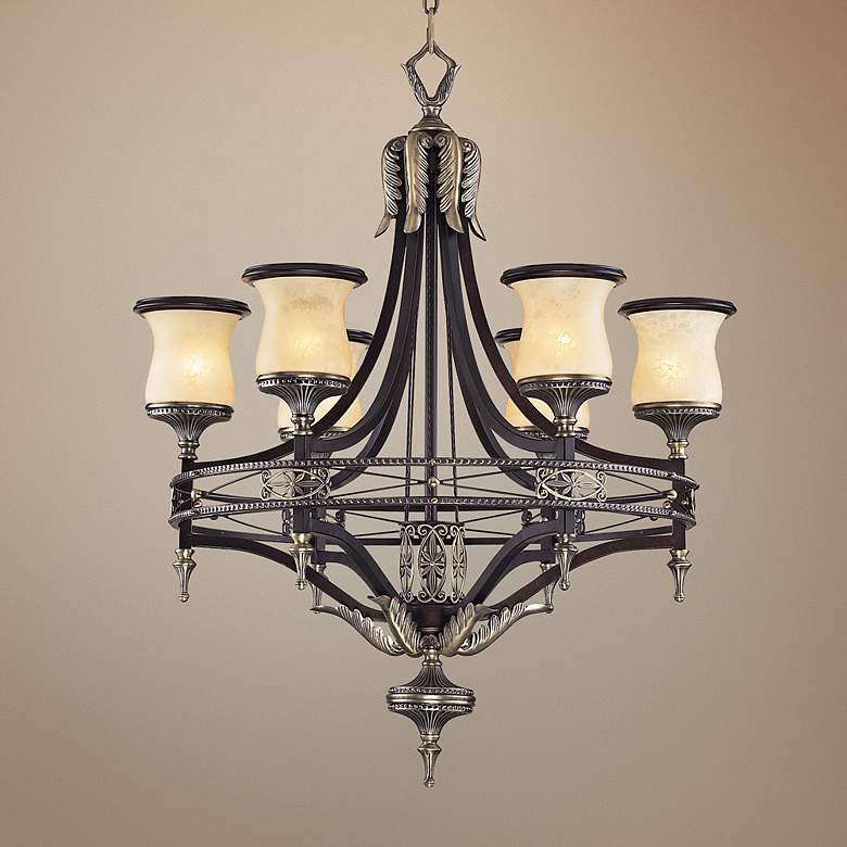 Image 1 Georgian Court Collection 31 inch Wide Chandelier