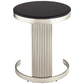 Image5 of Georgina Satin Pleated End Table more views