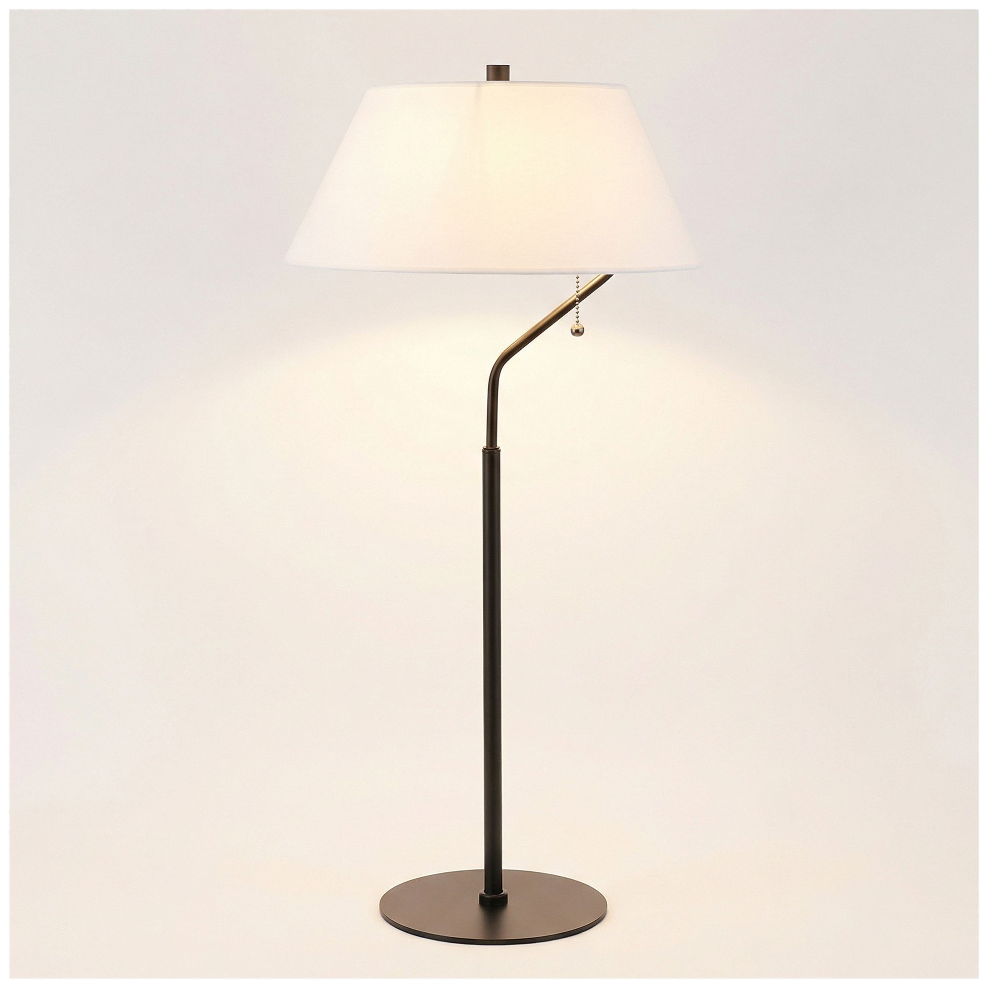 Image 4 Geraldine 28" High Matte Black, White Table Lamp more views