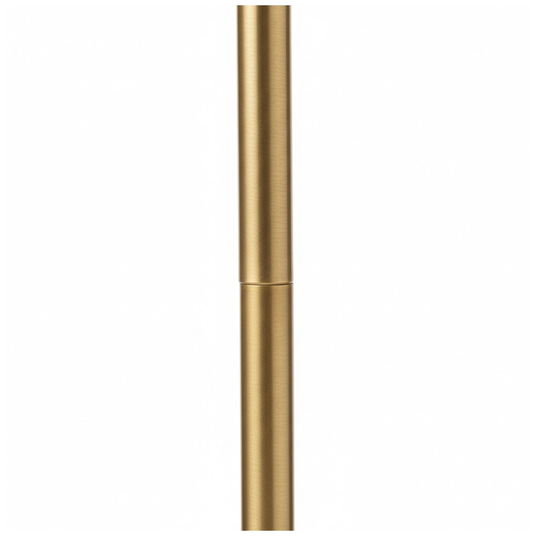 Image 4 Geraldine 63.5" High Aged Brass, White Floor Lamp more views