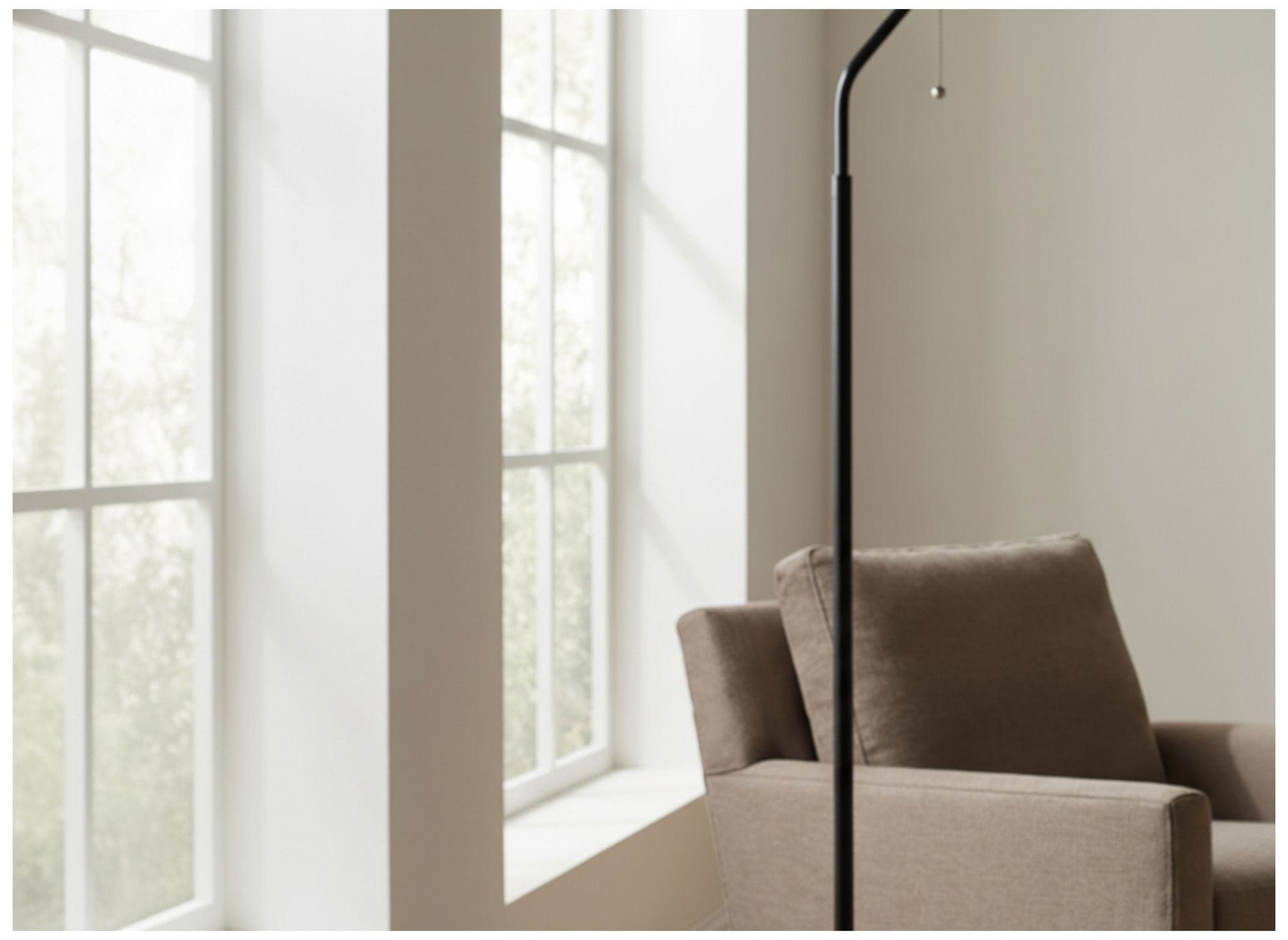 Image 5 Geraldine 63.5" High Matte Black, Black Floor Lamp more views