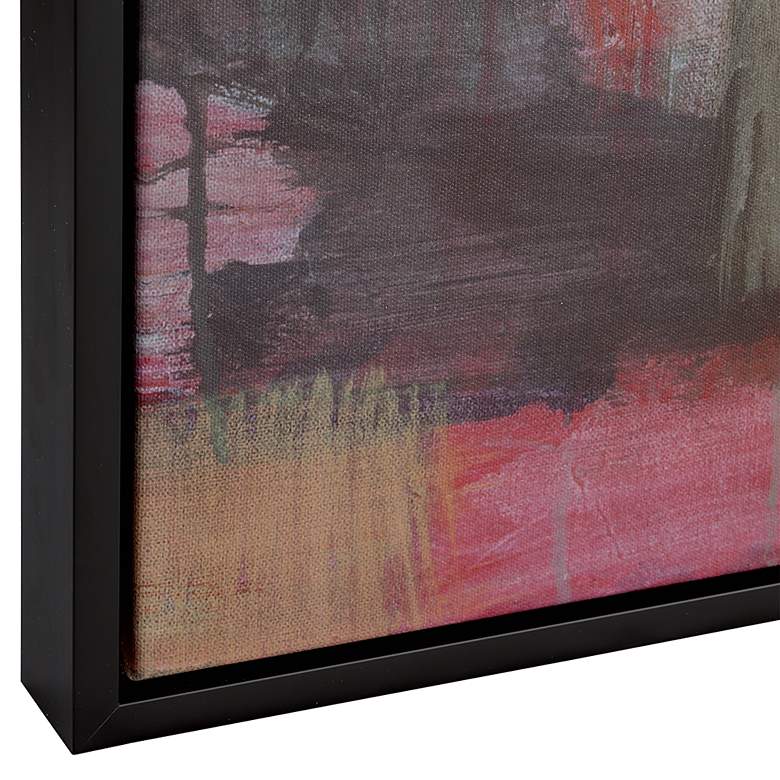 Image 3 Geranium and Ginger 41" Square Framed Canvas Wall Art more views