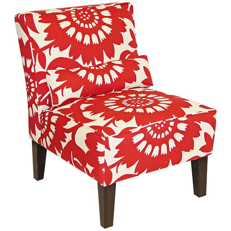 Image 1 Gerber Cherry Upholstered Armless Accent Chair