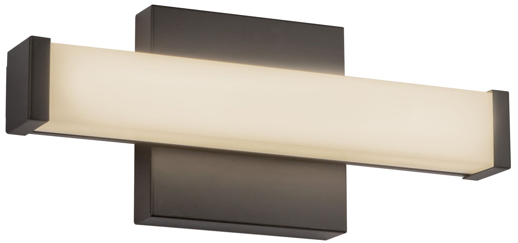 Image 6 Geri 12-in Black dimmable LED Wall/Vanity Light more views