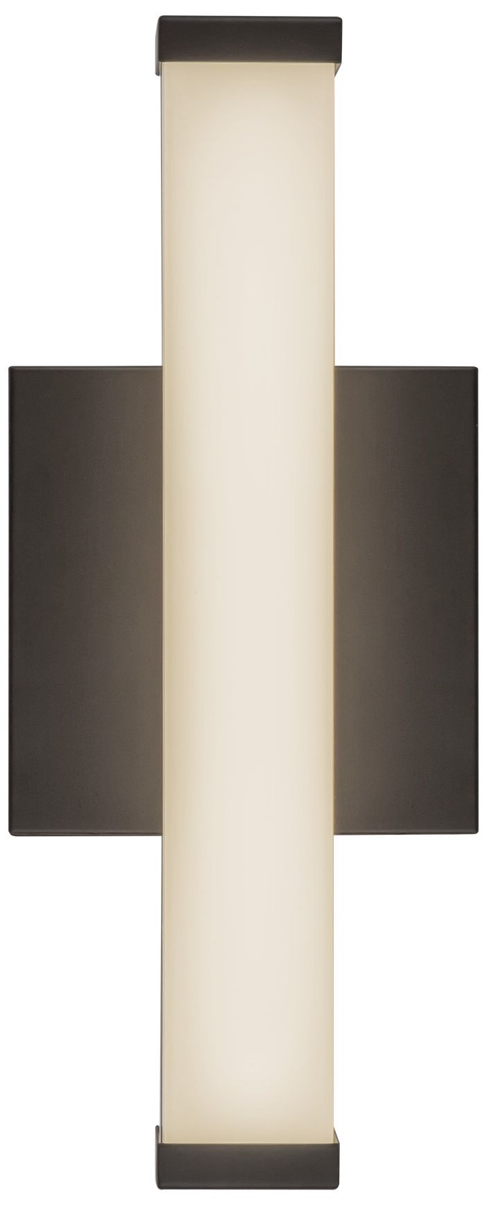 Image 7 Geri 12-in Black dimmable LED Wall/Vanity Light more views
