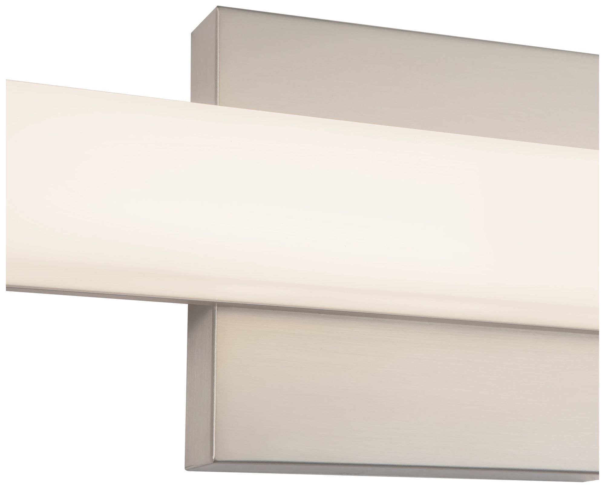 Image 4 Geri 12-in Brushed Nickel dimmable LED Wall/Vanity Light more views