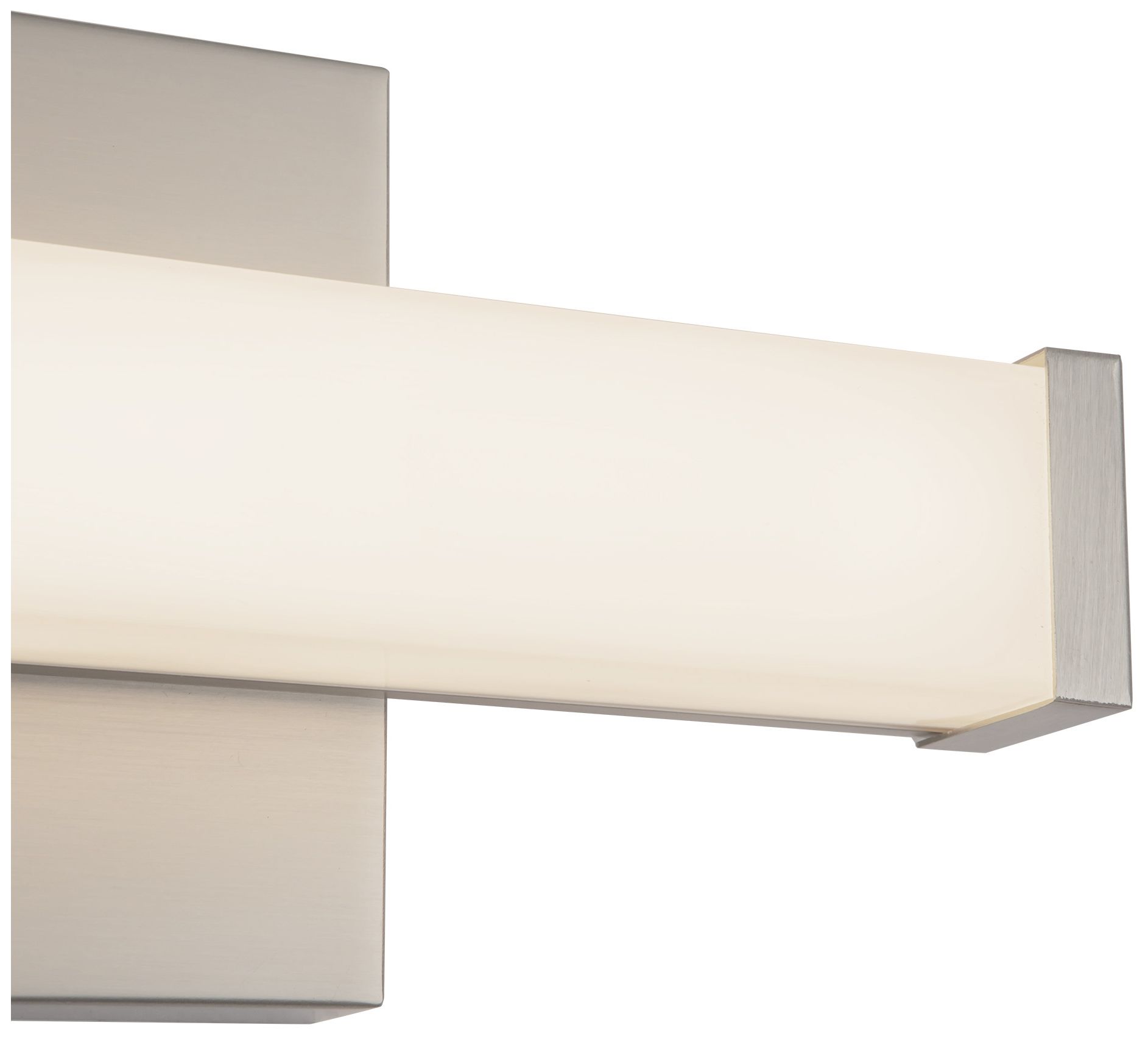 Image 5 Geri 12-in Brushed Nickel dimmable LED Wall/Vanity Light more views