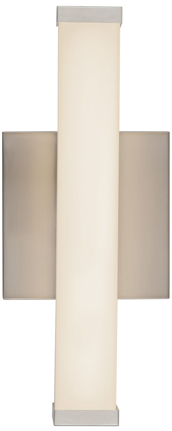 Image 7 Geri 12-in Brushed Nickel dimmable LED Wall/Vanity Light more views