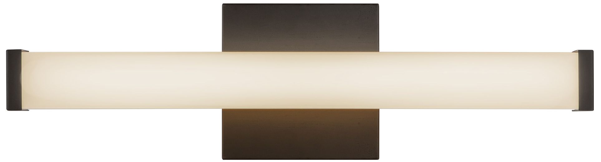 Geri 18-in Black dimmable LED Wall/Vanity Light