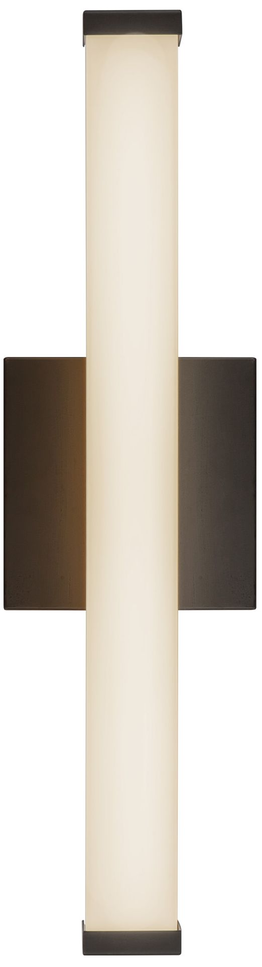Image 7 Geri 18-in Black dimmable LED Wall/Vanity Light more views