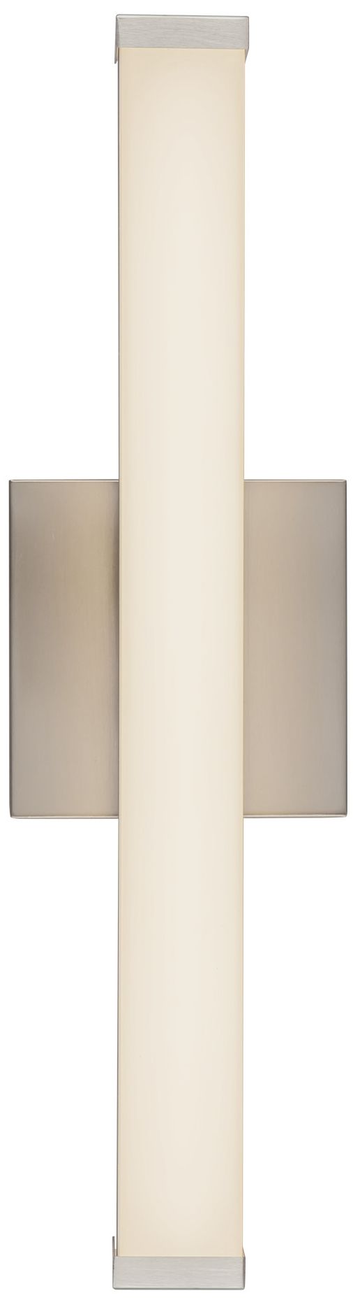 Image 7 Geri 18-in Brushed Nickel dimmable LED Wall/Vanity Light more views