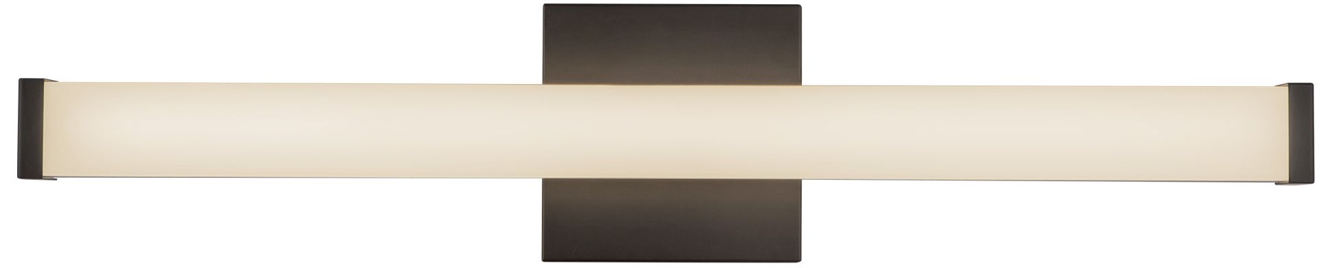 Geri 24-in Black dimmable LED Wall/Vanity Light