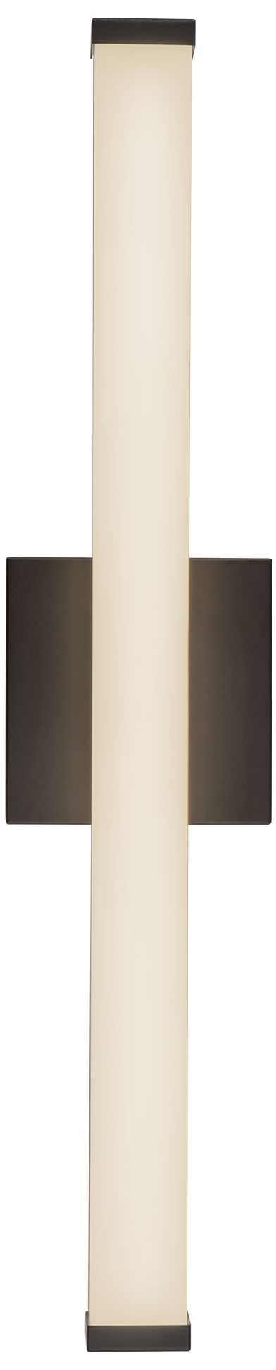Image 7 Geri 24-in Black dimmable LED Wall/Vanity Light more views