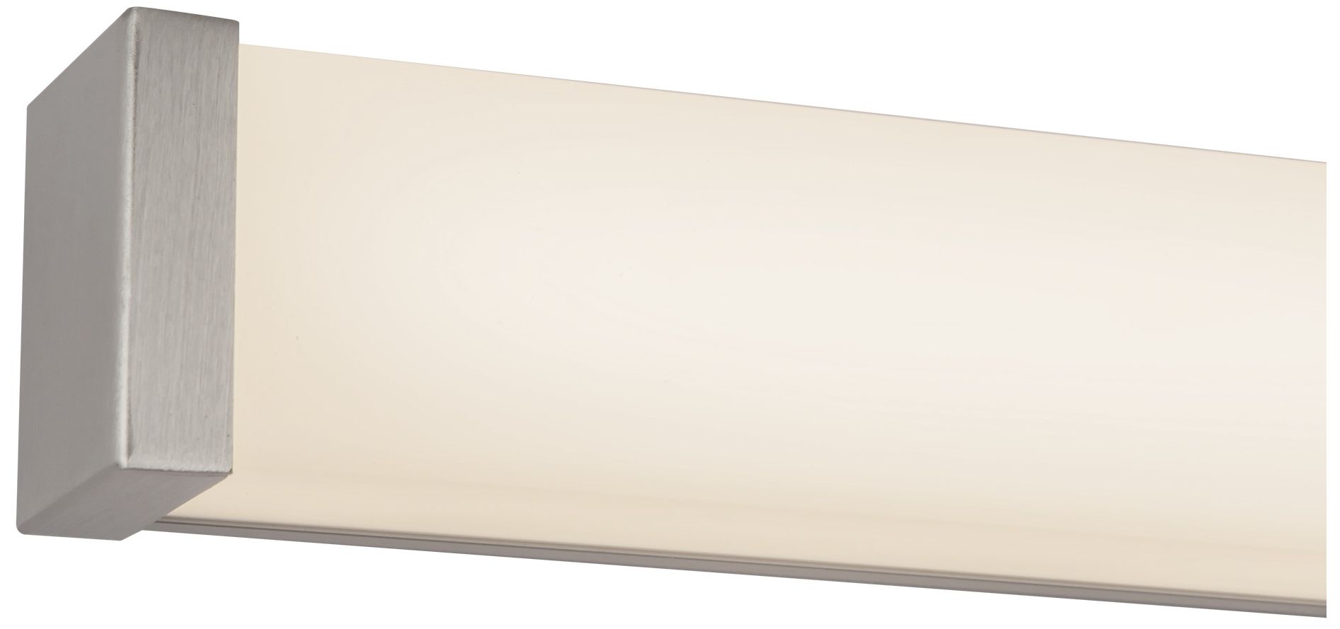 Image 5 Geri 24-in Brushed Nickel dimmable LED Wall/Vanity Light more views