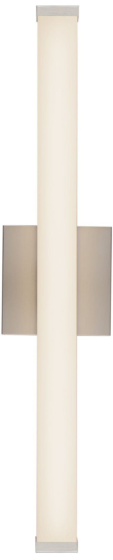 Image 7 Geri 24-in Brushed Nickel dimmable LED Wall/Vanity Light more views